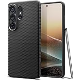 Spigen Galaxy S26 Ultra ile Uyumlu Kılıf Liquid Air Kaymaz Dokulu Y&uuml;zey Siyah Kapak - ACS11023 (Spigen TR Garantili)