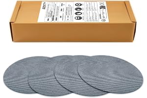 GZKTY 50 styck Slipskivor 150mm Nätslipskivor Självhäftande Slipskiva Korn 60/80/120/180/240 För Trä, Kitt, Målning, Excentri