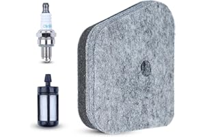 HAISHINE Kit de bujías de filtro de combustible de aire para STIHL FS87 FS90 FS100 FS110 FS130 HT100 HT101 KM100 KM110 KM90 HL90 HL95 HL100 Recambios