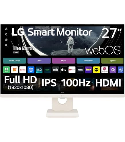 LG 27SR50F-W MyView Smart Monitor 27-Inch FHD (1920x1080) IPS