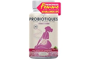 BALANCE NUTRITION Probiotiques Femme - 200 Gélules | Utile pour: Mycose Vaginose, Vaginose Bactérienne | Probiotique Flore Intime | 30 Milliards d’UFC/Jour, Lactobacillus Rhamnosus, Reuteri, Crispatus, Canneberge Rouge