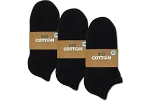 mehrstrumpf 8/12 Paar Kinder 100% Bio-Anbau Sneaker Socken Jungen & Mädchen ohne Naht (Modell: Biolivia)