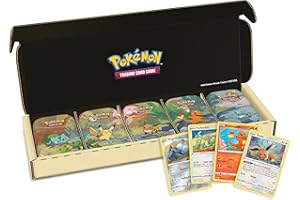Pokémon TCG: Kanto Friends Mini Tin 5-Pack Bundle (10 Booster Packs, 5 Coins, 5 Art Cards)