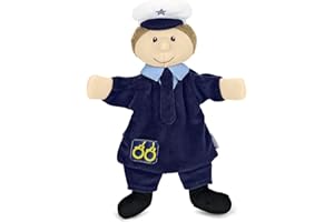 Sterntaler Marionette à main Policier, 29 x 27 x 9 cm, Bleu