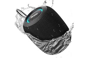oraolo Altavoz Bluetooth Pequeño Portatil,Altavoz Ducha Impermeable,Coluna Bluetooth Portátil,30 Horas,Altavoces Portatiles Potentes con USB,15W de Potencia con Luces RGB,Resistencia IPX7 al Agua