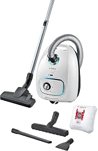 Bosch ProHygienic Serie 4, Aspirapolvere a Traino con Sacco, PowerControl,  Sacchetto della Polvere AirFresh, Filtro Igienico UltraAllergy, Bianco,  BGBS4HYG1 : Amazon.it: Casa e cucina