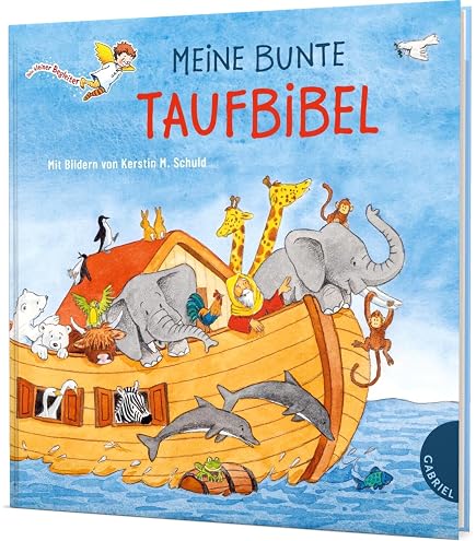 Edition Seidel Biglietto di auguri per battesimo con busta. Un singolo biglietto per battesimo con scritta in lingua tedesca Tutti i buoni auguri mani mondo battesimo (ET165 SW023