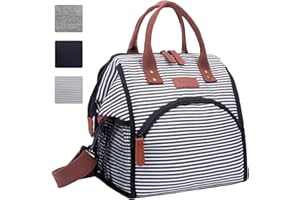 Kühltasche Picknicktasche, ANGGO Grosse Kapazität Kühlbox Lunchtasche Wasserdicht und Auslaufsicher, Cooler Bag Isoliertasche Thermotasche für Strand, Picknick, Ausflüge, Barbecue, Büro