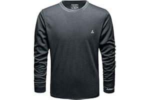 Schöffel Herren Merino Sport Shirt 1/1 Arm M temperaturregulierendes Langarmshirt, atmungsaktives Funktionsunterwäsche-Shirt in Wollqualität (1er Pack)