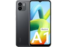 Redmi A1 (Black, 2GB RAM, 32GB Storage) | Segment Best AI Dual Cam | 5000mAh Battery | Leather Texture Design | Android 12
