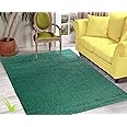 Wadan 60x110cm Emerald Shaggy Rugs Living Room |5mm Thick Pile | Extra Large Small Medium | Rectangular Size | Soft Touch | Living Room Area Rugs | Non Shedding