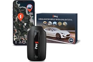 ‎PAJ GPS PAJ Power Finder Tracker GPS 4G – Lokalizator Do Samochodów I Pojazdów Magnetyczny – Bateria 90 Dni (Tryb Czuwania) – Real Time Tracking Geo-Ogrodzenie Powiadomienia Alarm Antykradzieżowy