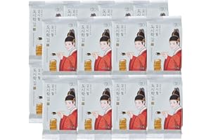 ‎JEOLLANAMDO [16 Pack] GIM SI WOL Seasoned Seaweed Snack, Vegan Gesunde Knusprig Meersalz Seetang Snacks, Südkorea Premium Getrocknete Algen Chip