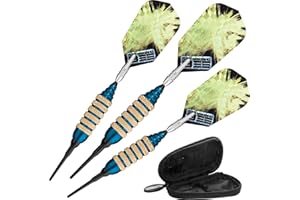 Viper Spinning Bee - Dardos de Punta Suave con Estuche de Almacenamiento/Viaje Casemaster, 16 Gramos