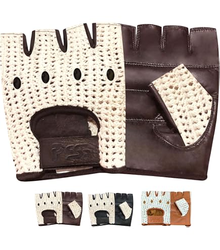 Mitaines En Cuir Véritable COLOURLINX - Pour Vélo, Moto, Gym Et Sports Outdoor
