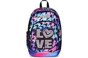 Seven Zaino Scuola Dual, Viola Fucsia, Doppio Scomparto, 31 L, Con Tasca Per PC, Tasca Per Borraccia e Tasca Con Organizer, Scuola Media e Superiore, Zaino Per Ragazza