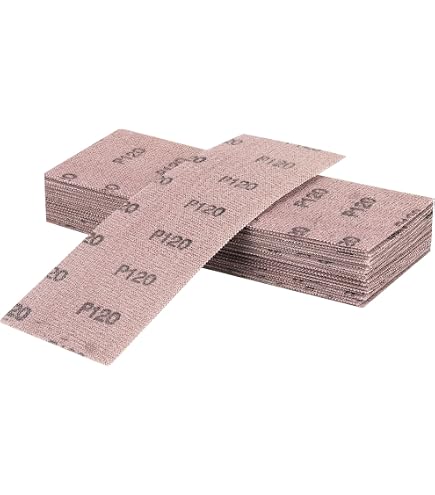 50x Mirka Iridium Schleifstreifen 70x400 Mm P180 – Perforiert, Multiloch