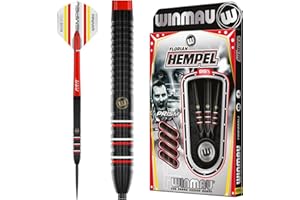 WINMAU Darts - 85% Pro Series Professional Dart Set with Dart Flights and Dart Shafts (Stems)