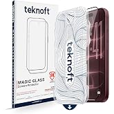 Teknoft iPhone 18 Pro Max / 17 Pro Max ile Uyumlu Otomatik Hizalama Aparatlı Takılırken Toz Toplama &Ouml;zellikli Ekstra G&uuml;&ccedil;lendi