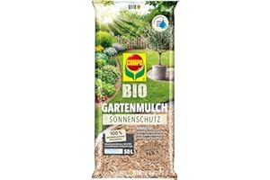 COMPO Paillis de Jardin Bio + Protection Solaire comme Couverture décorative pour protéger Le Sol de la Chaleur, du dessèchement et de l'évaporation, 50 l