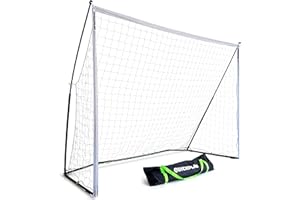 QUICKPLAY Kickster Elite Football Goal – Ultra Portable Indoor & Outdoor Football Goals with Weighted Base [Single Goal]