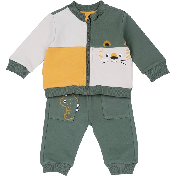 Fred's World by Green Cotton Bear Applique l/s T Baby, Camicetta