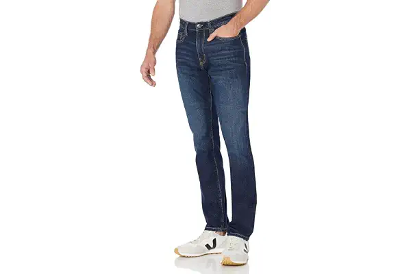 Amazon Essentials Hombre Vaqueros Elásticos de Corte Deportivo - Colores interrumpidos