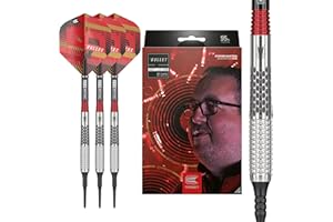 Target Darts Stephen Bunting G5 95% Tungsten Dart Set (18G), Freccette con Punta Morbida | Edizione per Giocatori di Generazione 5 con Punte Pixel, Set di Freccette elettroniche con Punta Morbida
