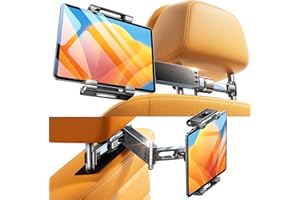 LISEN Support de tablette pour iPad - Universel - Extensible - Accessoire de voiture pour femme et enfant - Long Road Trip pour iPad Air Mini 7/Samsung/et de 4,7 à 11 "