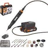 WORX WX739 MAKERX 20Volt 2.0Ah. K&ouml;m&uuml;rs&uuml;z Profesyonel Kalem Tipi Devir Ayarlı Grav&uuml;r Seti + 34 Par&ccedil;a aksesuar