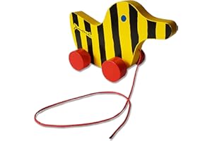 LITTLE TIGER Janosch große Holz-"Tigerente" mit Schnur