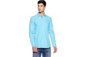 Allen Solly Men's Plain Slim Fit Casual Shirt
