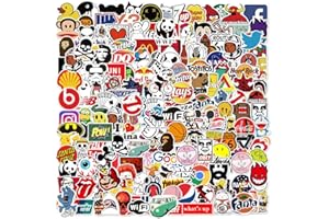 FANCICO 201 Pezzi Adesivi per Bottiglie d'acqua Auto per Laptop Adesivi Fantastici per Adulti Adolescenti Bambini, Confezione di Adesivi per Skateboard Adesivo impermeabile in Vinile Resistente