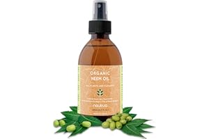 NAUKUA 250ml Huile de Neem Biologique - Plantes et Fleurs - 100% Naturel - Protection et Défense de tous les types de Parasites, d'Insectes et de Maladies - Intérieur et Extérieur - Spray Prêt à l'Emploi