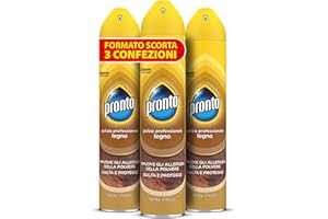 Pronto Spray Legno - Esalta e protegge le superfici, 3 Confezioni da 300 ml