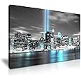 NEW YORK CITY Manhattan WTC Skyline Canvas Wall Art Picture Print 76cmx50cm