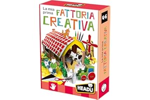 Headu La Mia Prima Fattoria Creativa Costruisci Ritaglia Colora E Decora It29297 Gioco Art & Craft Per Bambini 4-6 Anni Made In Italy