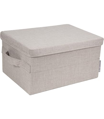 BIGSO BOX OF SWEDEN JAKOB Sorteerdoos met 12 vakken, opbergdoos met deksel en handvat voor accessoires, kantoorbenodigdheden, cosmetica enz., waaierbox van vezelplaat en papier, wit