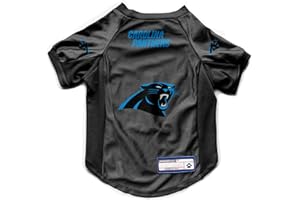 LITTLE EARTH PRODUCTIONS Littlearth NFL Carolina Panthers Stretch-Haustier-Trikot, Team-Farbe, Größe M