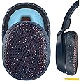 Geekria QuickFit Replacement Ear Pads for Skullcandy Riff Wireless Headphones Ear Cushions, Headset Earpads, Ear Cups Cover Repair Parts (Blue)
