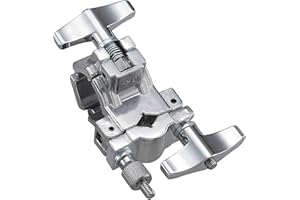 Fame MCR-1 Standard Rack Clamp, Stabile Verchromte Klammer, Ideal für Drums und L-Stück Befestigung, Perfekt für Ausgefallene Setups, 3 Jahre Garantie