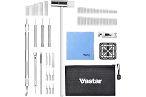 Vastar Uhrenarmband Werkzeug Set, Uhrmacherwerkzeug Set, Federstegwerkzeug Uhrenwerkzeug-Set für die Uhrenarmband-Anpassung mit 108 Stück Federstegen/20 Stück Uhrenstiften