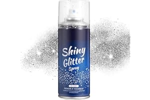 RoseFlower Glitter Spray for Hair, Face, Skin and Clothing - Shimmer Sparkle Powder for Stage Makeup, Festival Party