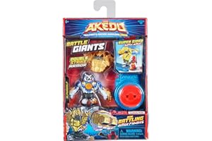 Giochi Preziosi Akedo Giant Alphawolf Single Character Controller with Push Button Double Defense Armor for Children from 6 Years Old AKE05200 Precious Games, Multi-coloured