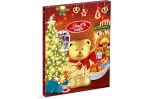 Lindt Calendario Avvento 2025 Teddy Orsetto, 24 cioccolatini, 170g