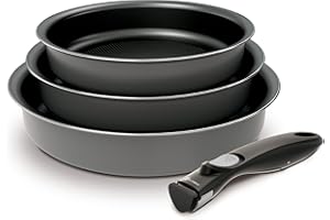 Backen 181502 - Set de poêles - 4 Pièces Gris - Tous feux dont induction