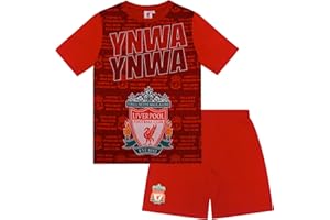 LIVERPOOL F.C. Liverpool FC Boys Pyjamas Short Kids OFFICIAL Football Gift