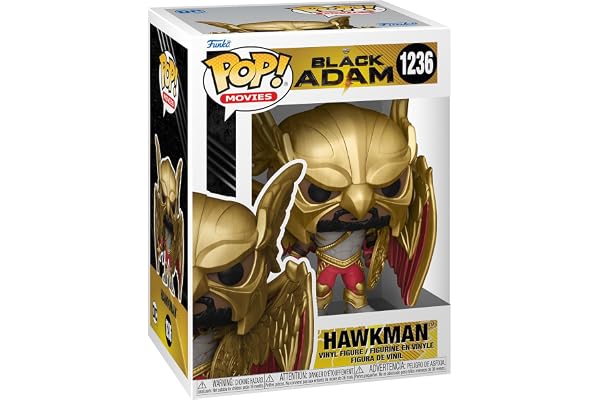 Funko Pop! Movies: DC - Black Adam - Hawkman- Figurine en Vinyle à Collectionner - Idée de Cadeau - Produits Officiels - Jouets pour Les Enfants et Adultes - Movies Fans
