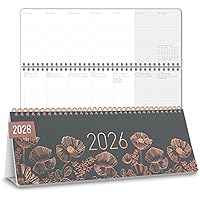 Zettler - Calendario De Mesa Horizontal 2025 Aurum, 29,7 X 13,5 Cm