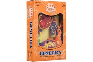 GIANT MICROBES GIANTmicrobes - Caja de regalo temática genética, regalos de genética, regalos de ADN, regalos de consejero genético, regalos de genealogía, regalos para genealogistas, llavero de felpa de ADN, regalo